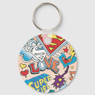 Supergirl Love Keychain