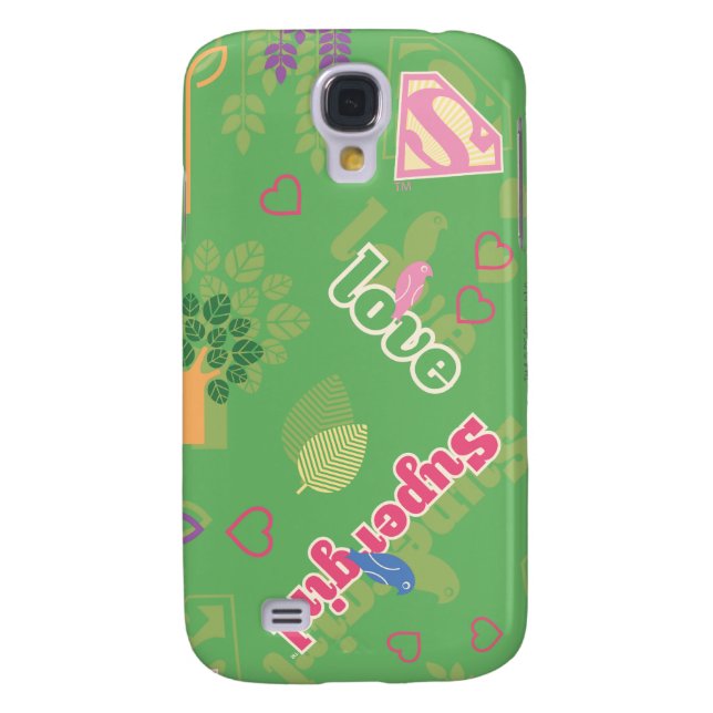 Supergirl Love Pattern Case-Mate Samsung Galaxy Case (Back)