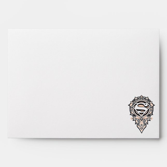 Supergirl Mandala Graphic Envelope (Front)