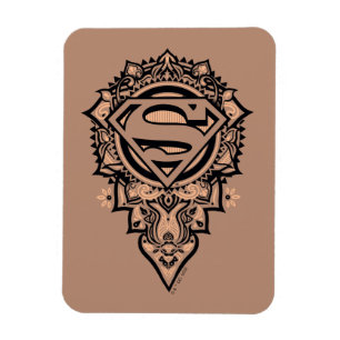 Supergirl Mandala Graphic Magnet