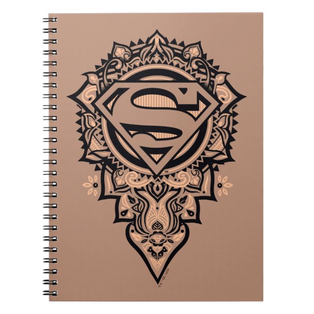 Supergirl Mandala Graphic Notebook (Front)