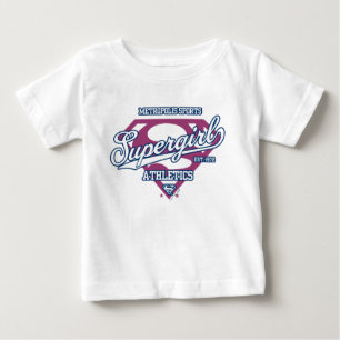 Supergirl Metropolis Sports Athletics Graphic Baby T-Shirt
