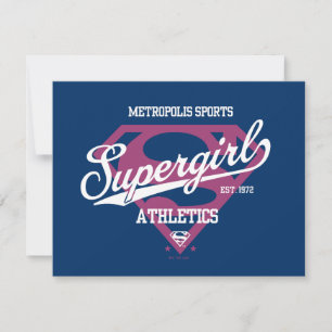 Supergirl Metropolis Sports Athletics Graphic Card