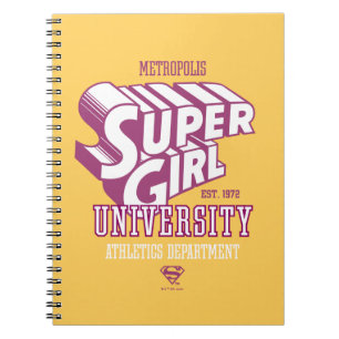 Supergirl Metropolis University Athletics Dept. Notebook
