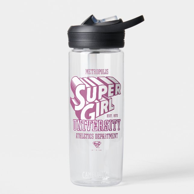 Supergirl Metropolis University Athletics Dept. Water Bottle (Left)