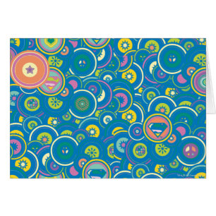 Supergirl Motif bleu cercle