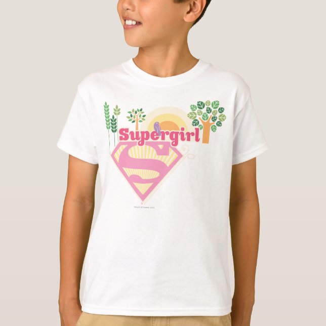 Supergirl Nature Logo T-Shirt (Front)