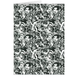 Supergirl noir et blanc collage