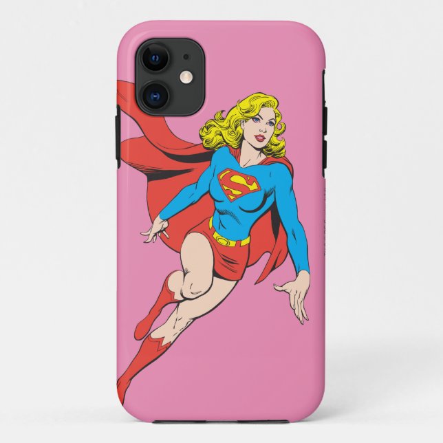 Supergirl on the Move Case-Mate iPhone Case (Back)
