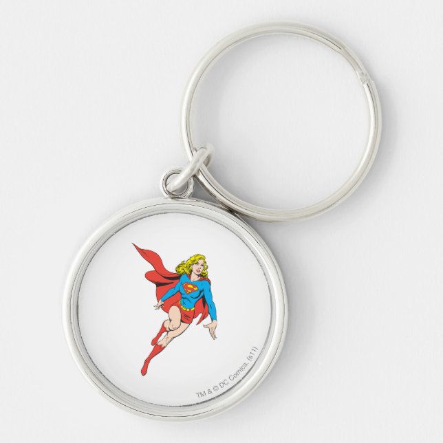 Supergirl on the Move Keychain (Front)