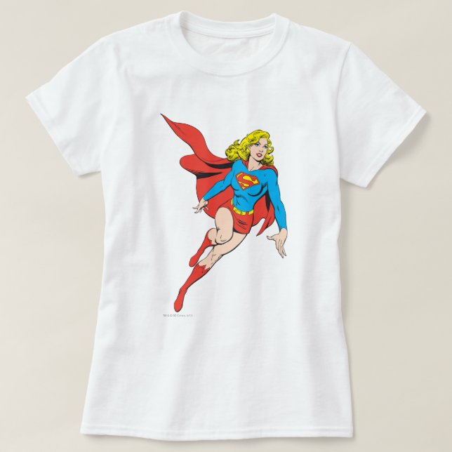 Supergirl on the Move T-Shirt (Design Front)
