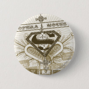 Supergirl Opera House 2 Inch Round Button