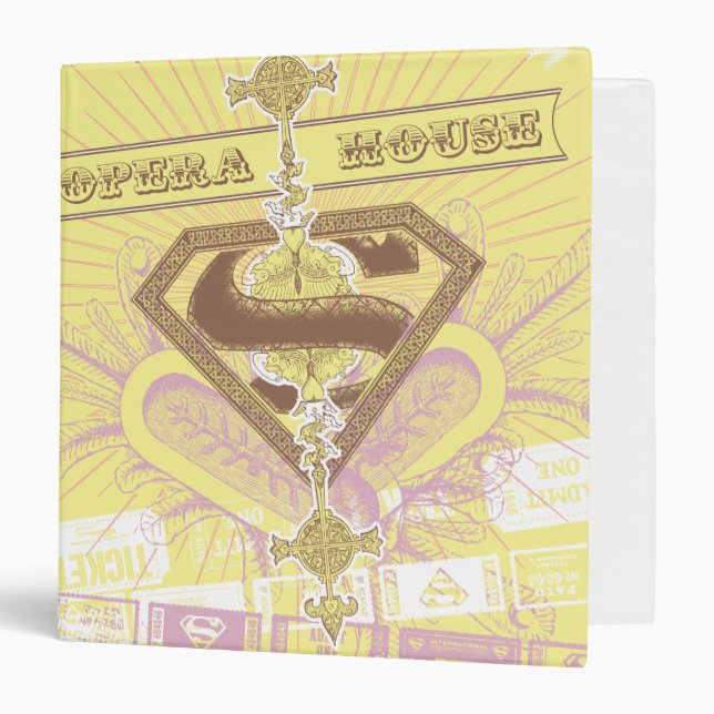 Supergirl Opera House Yellow Binder (Front/Inside)