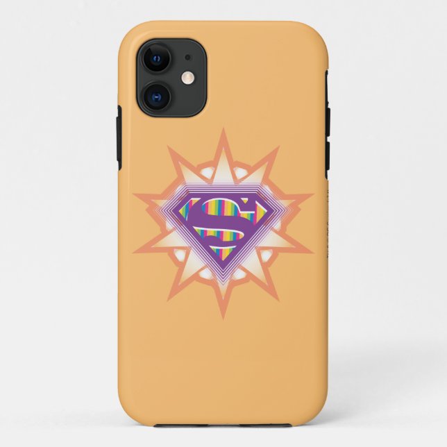 Supergirl Orange Starburst Case-Mate iPhone Case (Back)