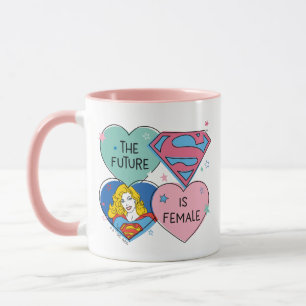 Supergirl Out of This World Retro Graphic Mug
