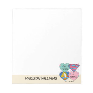 Supergirl Out of This World Retro Graphic Notepad