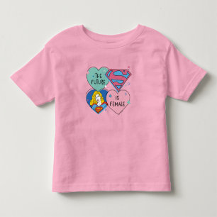 Supergirl Out of This World Retro Graphic Toddler T-shirt