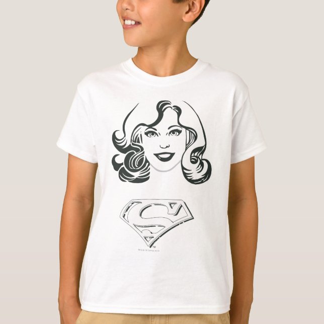 Supergirl Outline 1 T-Shirt (Front)