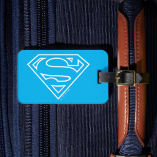 Supergirl Outline S-Shield Luggage Tag