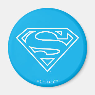 Supergirl Outline S-Shield Magnet