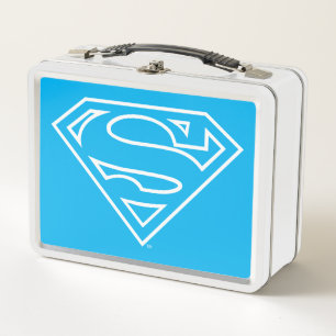 Supergirl Outline S-Shield Metal Lunch Box