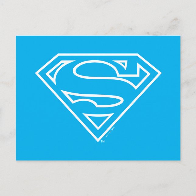 Supergirl Outline S-Shield Postcard (Front)