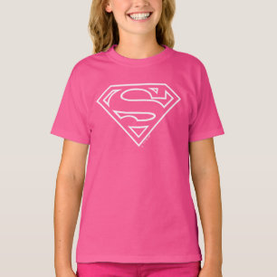 Supergirl Outline S-Shield T-Shirt