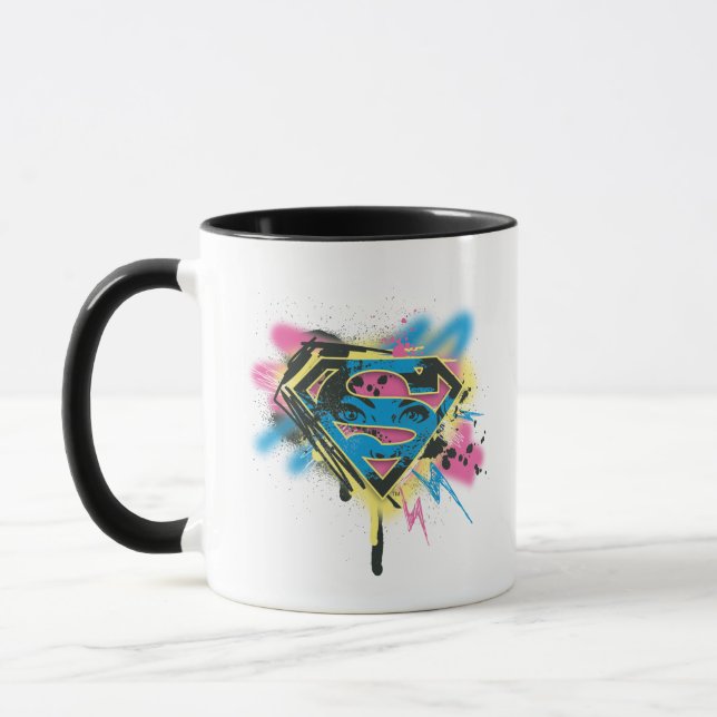 Supergirl Paint and Spills Mug (Left)
