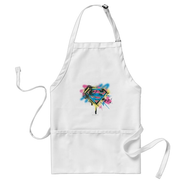 Supergirl Paint and Spills Standard Apron (Front)