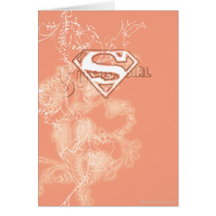 Supergirl Pêche motif floral