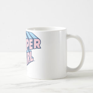 Supergirl Pink and Blue Logo Coffee Mug
