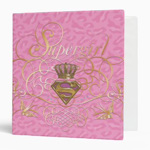 Supergirl Pink Binder