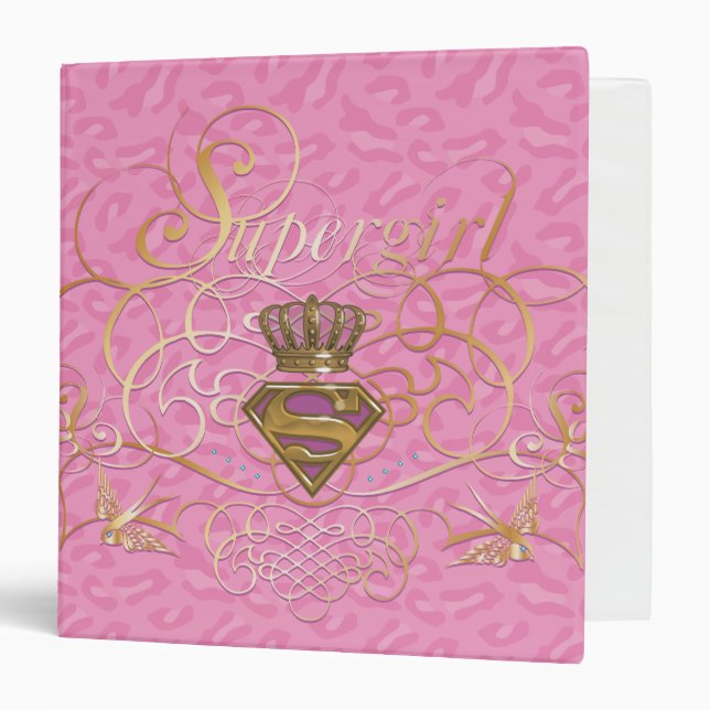 Supergirl Pink Binder (Front/Inside)