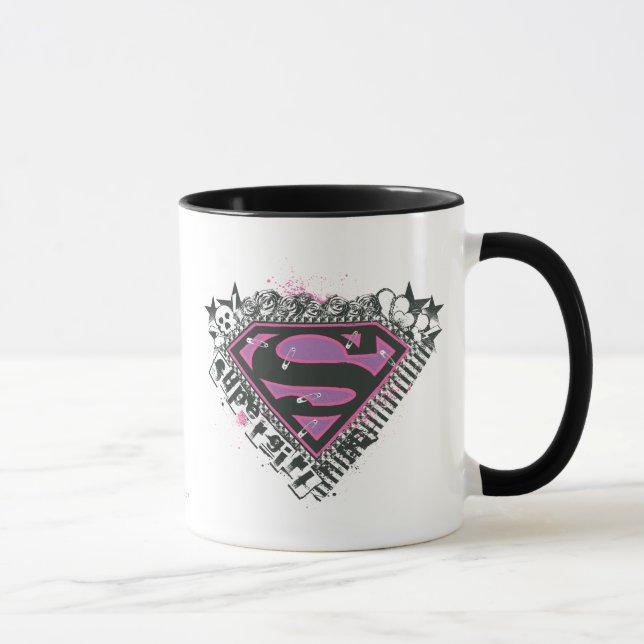 Supergirl Pins Logo Mug (Right)
