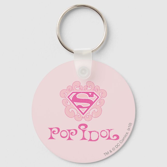 Supergirl Pop Idol Keychain (Front)