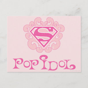 Supergirl Pop Idol Postcard