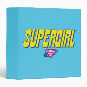 Supergirl Pop Logo Binder