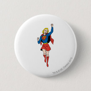 Supergirl Pose 4 2 Inch Round Button