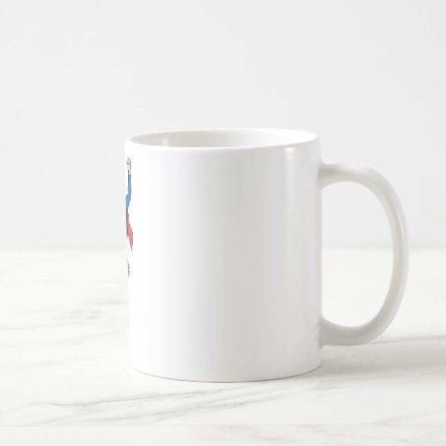 Supergirl Pose 4 Coffee Mug (Right)