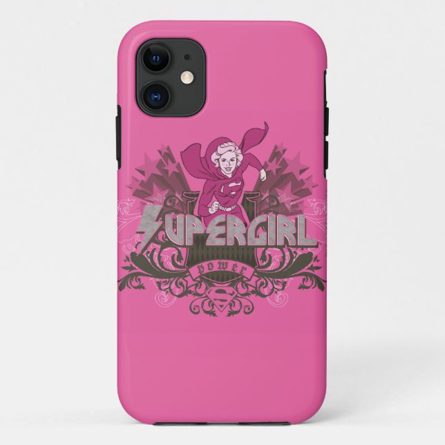 Supergirl Power 2 Case-Mate iPhone Case (Back)