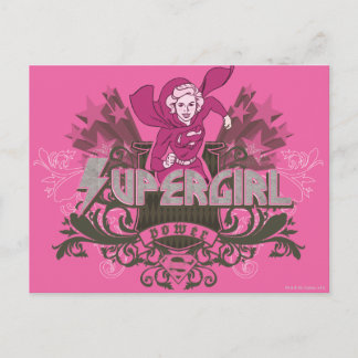Supergirl Power 2 Postcard