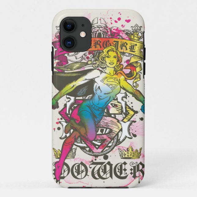 Supergirl Power Case-Mate iPhone Case (Back)
