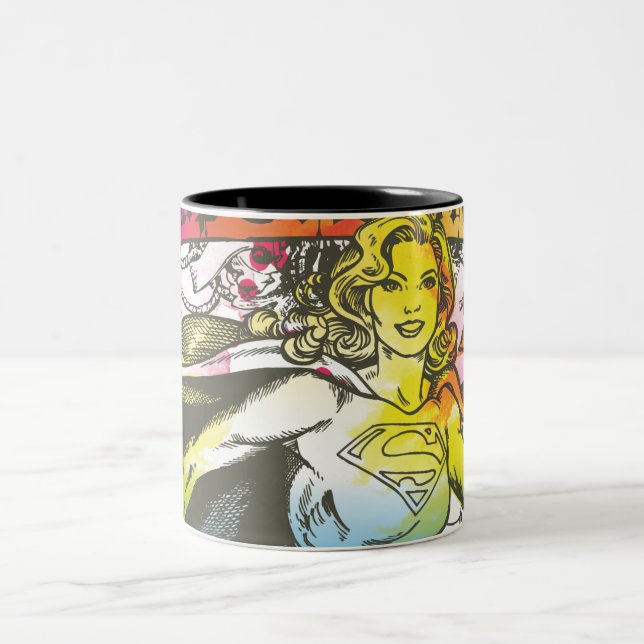 Supergirl Power Two-Tone Coffee Mug (Center)