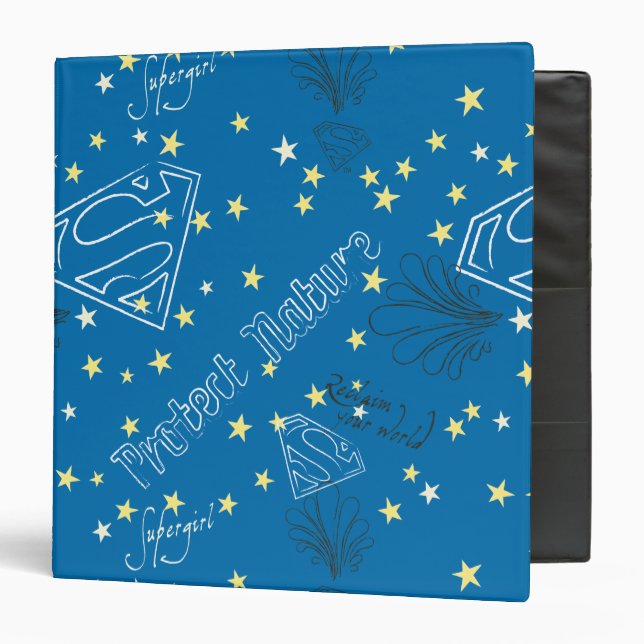 Supergirl Protect Nature Pattern Binder (Front/Inside)