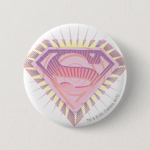 Supergirl Rad Logo 2 Inch Round Button