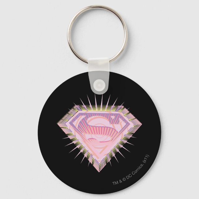 Supergirl Rad Logo Keychain (Front)