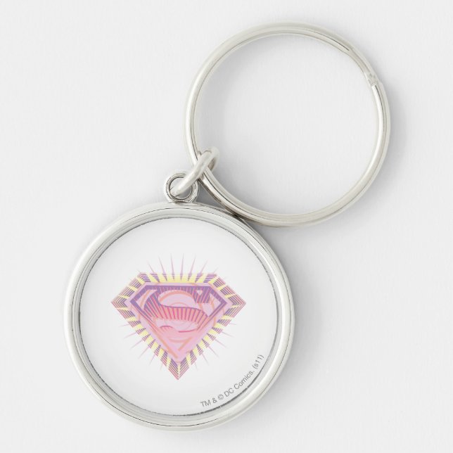 Supergirl Rad Logo Keychain (Front)