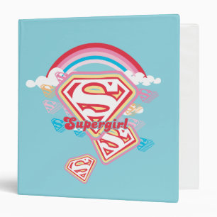 Supergirl Rainbow Binder