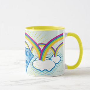 Supergirl Rainbow Pattern Mug