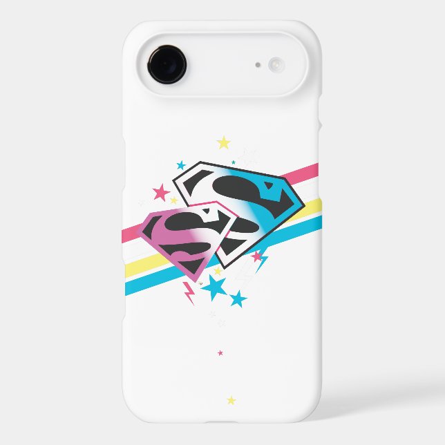 Supergirl Rainbow Stripes Case-Mate Samsung Galaxy Case (Back)